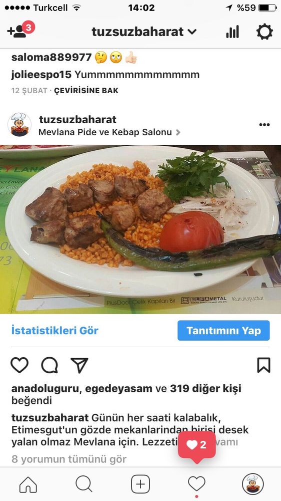 Mevlana Pide ve Kebap Salonu