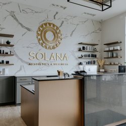 Solana Aesthetics & Wellness - A gorgeous front desk and reception area.