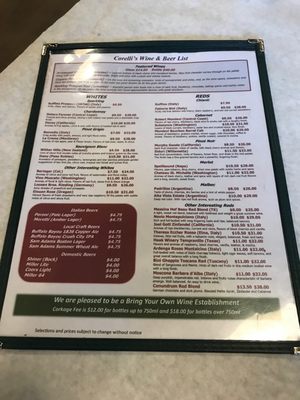 Menu photo 5 Corelli's Italian Cafe Sugar Land, TX