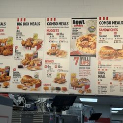 KFC - Menu