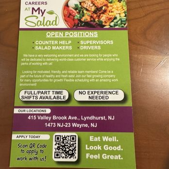 My Salad - Wraps Near Me - Lyndhurst, New Jersey My Salad - Wraps Near Me - Lyndhurst, New Jersey