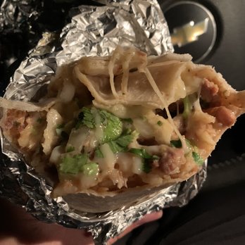 Garcia's Restaurant - Inside green Chile verde burrito - Mexican Near Me - Atascadero, California
