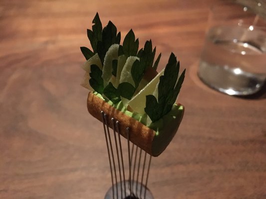 Photo of Coi - San Francisco, CA, US. Mussel cannoli, bacon, parsley, garlic, lemon