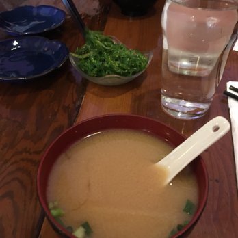 Sushi Tao - Misoooo and seaweed salad - Japanese Near Me - Arcata, California