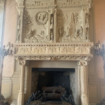 Rosecliff Mansion - Ornate fireplace - Museums Near Me - Newport, Rhode Island