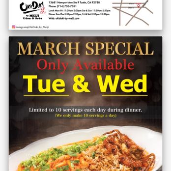 Meiji Seimen - Menu - Noodles Near Me - Costa Mesa, California