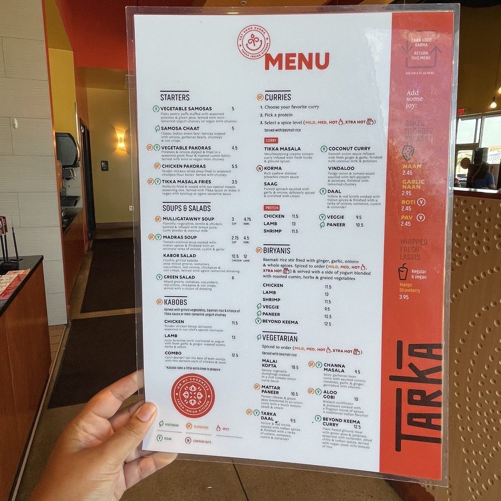Tarka Indian Kitchen - Menu - Indian Near Me - Austin, Texas Tarka Indian Kitchen - Menu - Indian Near Me - Austin, Texas