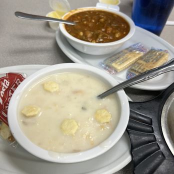 Off The Hook Seafood Restaurant - Bowl Clam Chowder - Seafood Near Me - Rolesville, North Carolina