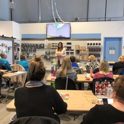 The Paper & Ink Boutique - Guest Instructor - Kelly Klapstein 
Beginner Brush Lettering Workshop