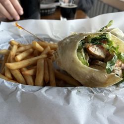 Schooner Pub & Grill - Chicken, bacon, ranch wrap