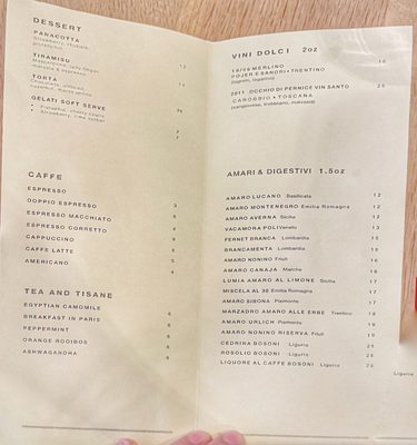 Menu photo 4 Cucina Buca Toronto, ON Menu photo 4 Cucina Buca Toronto, ON