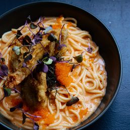 Mentaiko Crab Pasta