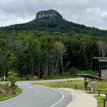 Pilot Mountain State Park - View from Visitors Center - Parks Near Me - Pinnacle, North Carolina