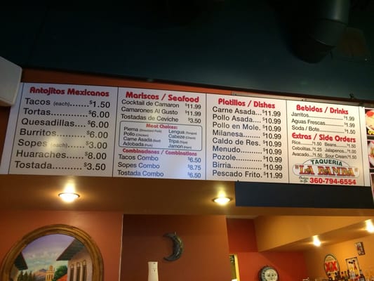 Menu photo 5 Taqueria La Bamba Monroe, WA Menu photo 5 Taqueria La Bamba Monroe, WA