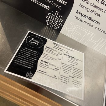 Sweet Crunch Waffles - Menu - Waffles Near Me - Charlotte, North Carolina