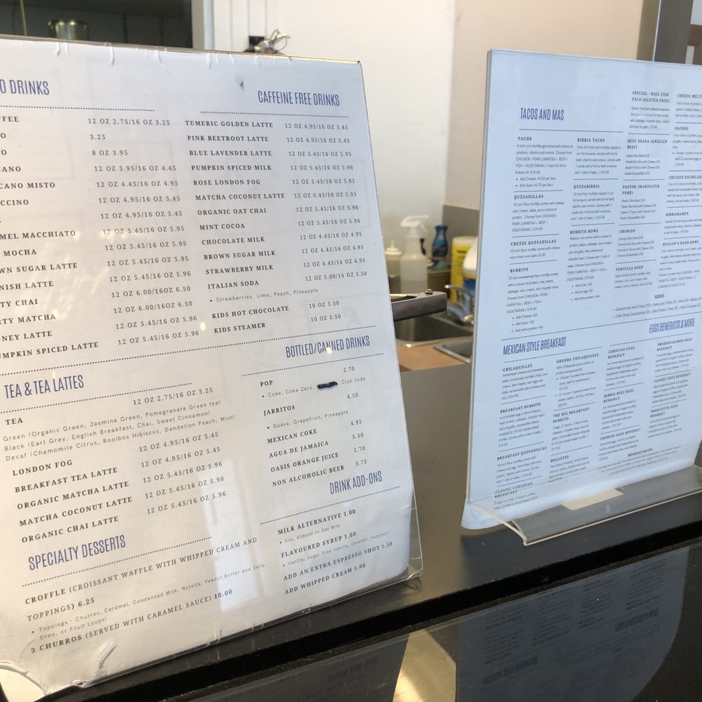 Olivo Cafe - Coffee and food menus~ (August 2023) - Coffee & Tea Near Me - Burnaby, British Columbia Olivo Cafe - Coffee and food menus~ (August 2023) - Coffee & Tea Near Me - Burnaby, British Columbia