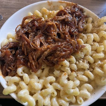 Potters Farm to Fork - Mac-n-cheese with pulled pork - Diners Near Me - Port Byron, New York Potters Farm to Fork - Mac-n-cheese with pulled pork - Diners Near Me - Port Byron, New York