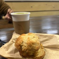 Ark Coffeehaus - Egg scone