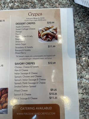 Menu photo 3 Piroshky & Crepes Everett, WA