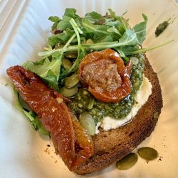 Tuscan Pesto Toast