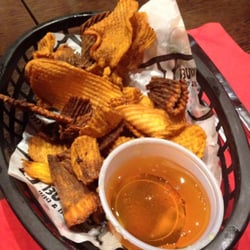Buddy's Bar Diner Grill - Sweet potato waffle fries with maple syrup
