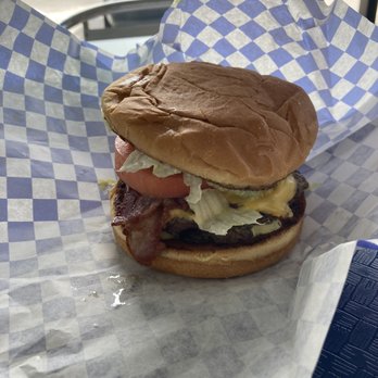 Daly's Flame Broiled Burgers - Daly double w/ Bacon - Burgers Near Me - Seminole, Florida Daly's Flame Broiled Burgers - Daly double w/ Bacon - Burgers Near Me - Seminole, Florida
