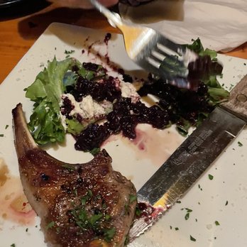The Garlic - Lamb, goat cheese and blueberries. Came with four lamb pieces - Italian Near Me - Killington, Vermont The Garlic - Lamb, goat cheese and blueberries. Came with four lamb pieces - Italian Near Me - Killington, Vermont