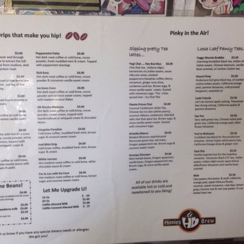 Hippies Brew - Menu - Coffee & Tea Near Me - Hayward, California