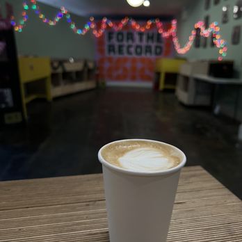 For The Record - Cappuccino (~$5) - Vinyl Records Near Me - Brooklyn, New York