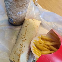 McDonald's - Light snack. The wrap was OK. It was nothing to brag about.