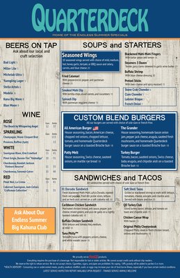 Menu photo 1 Quarterdeck Restaurants Davie, FL Menu photo 1 Quarterdeck Restaurants Davie, FL