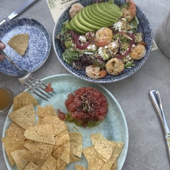 Above SIXTY - Shrimp salad and tuna tartar - Bars Near Me - Beverly Hills, California