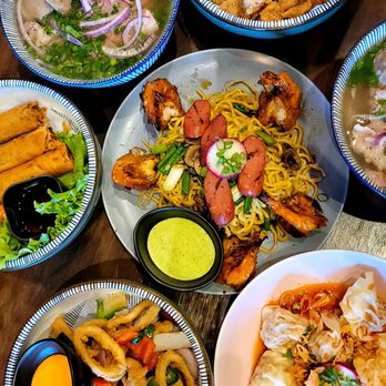 OMELI Kitchen - Look at the food spread!! - Vietnamese Near Me - Fullerton, California OMELI Kitchen - Look at the food spread!! - Vietnamese Near Me - Fullerton, California