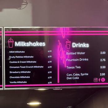 BunSlut - Drink menu - Burgers Near Me - Houston, Texas