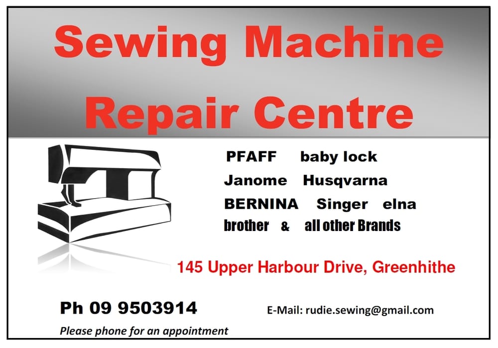 SEWING MACHINE CENTRE Updated June 2024 145 Upper Harbour Drive, Auckland, New Zealand