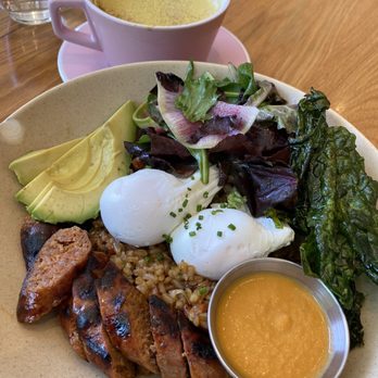 Mayfield - Grain bowl with lamb sausage - New American Near Me - San Juan Capistrano, California