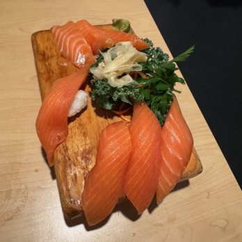 Asaka Japanese Restaurant - Salmon nigiri and salmon sashimi - Japanese Near Me - Indianapolis, Indiana