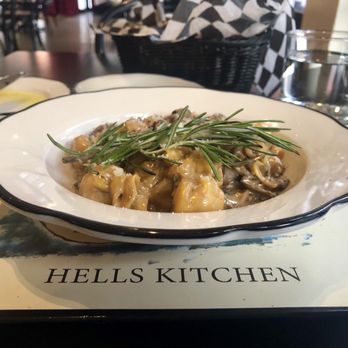 Nittis Italian Restaurant in Hell's Kitchen - Porcini pasta in cognac cream sauce with truffle oil. - Italian Near Me - New York, New York Nittis Italian Restaurant in Hell's Kitchen - Porcini pasta in cognac cream sauce with truffle oil. - Italian Near Me - New York, New York