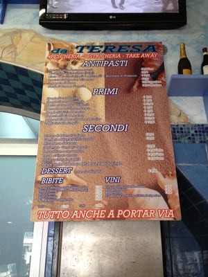 Menu photo 1 Da Teresa Nettuno, RM Menu photo 1 Da Teresa Nettuno, RM