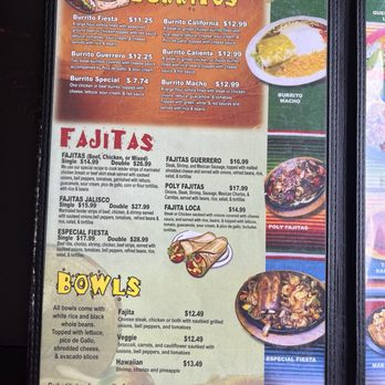 Las Fiestas - Menu - Mexican Near Me - Chapel Hill, Tennessee