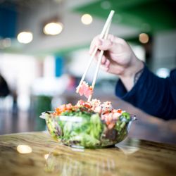 Wild caught Ahi Tuna is a customer favorite!