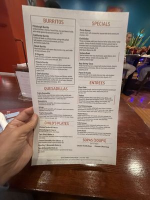 Menu photo 2 Primo’s Tacos & Tequila West Mifflin, PA