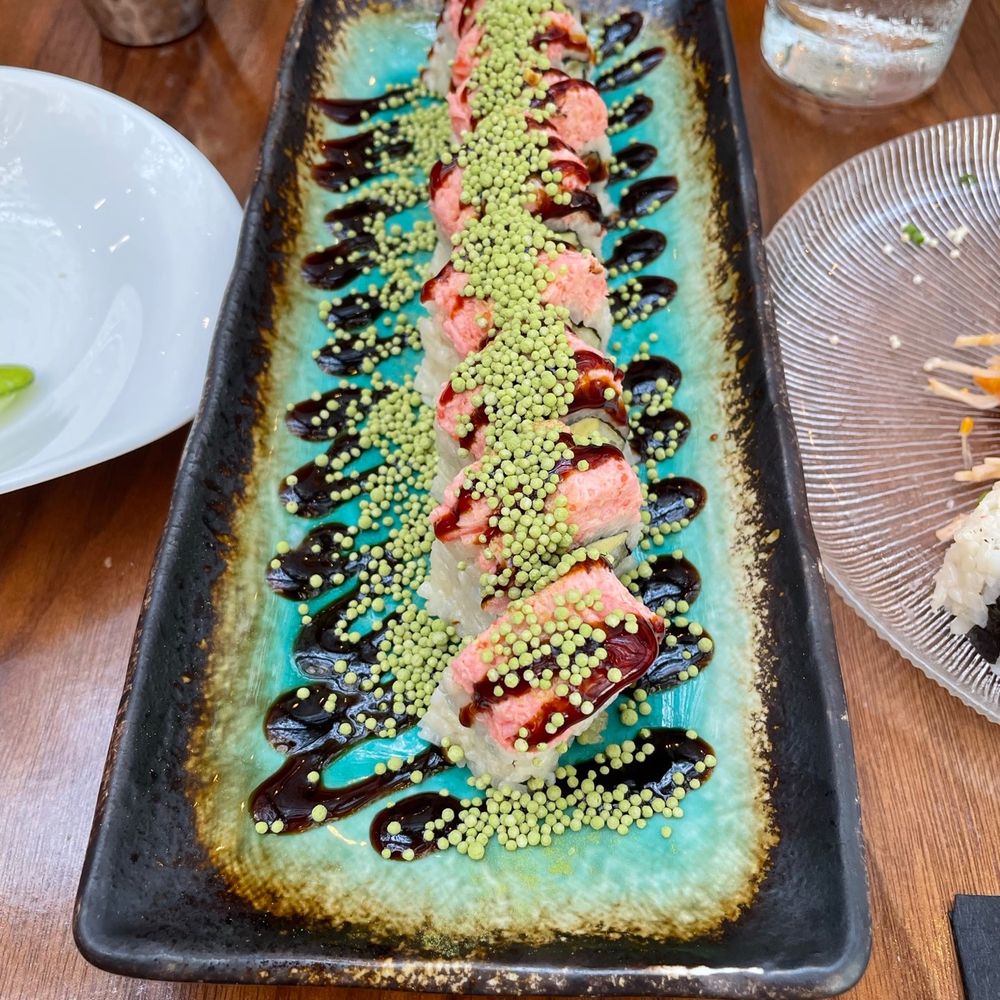 Sushi Lab Rooftop - matcha crunch roll - Japanese Near Me - New York, New York