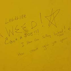 Dollar General - Best ongoing bathroom wall conversatiom ever..