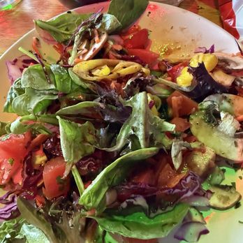 R Spot - My side salad after I dug in - Italian Near Me - Sisters, Oregon R Spot - My side salad after I dug in - Italian Near Me - Sisters, Oregon