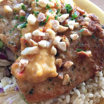 Coconuts Fish Cafe - Macadamia nut crusted mahi mahi - Seafood Near Me - Kihei, Hawaii Coconuts Fish Cafe - Macadamia nut crusted mahi mahi - Seafood Near Me - Kihei, Hawaii
