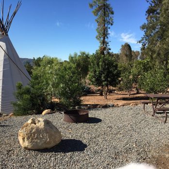 Lake Jennings - Teepee sites have a picnic table and a fire ring - Parks Near Me - Lakeside, California