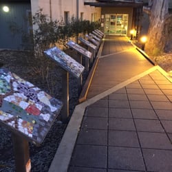 Clare Valley Visitor Information Centre - Mosaics at the entrance.