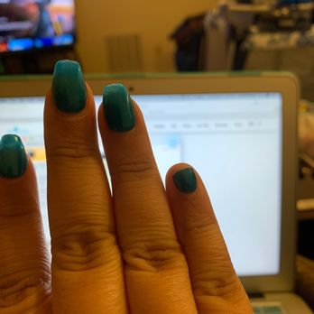 Organic Nails - Pinky nail has cracked completely off while typing. - Nail Technicians Near Me - Atlantic Beach, Florida