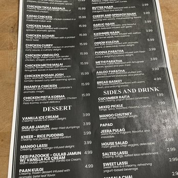 White Tiger Indian Restaurant - Menu - Indian Near Me - Richmond, Virginia